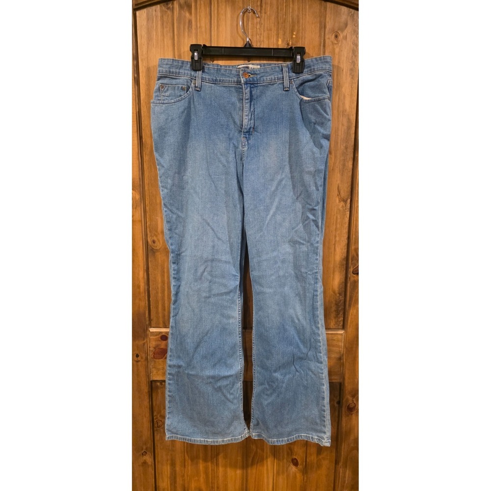 Signature by Levi Strauss & Co. Bootcut Jeans Womens Size 18M Blue Denim Comfort